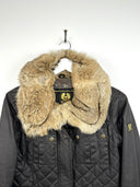 Giacca nera con pelo Belstaff y2k  - S