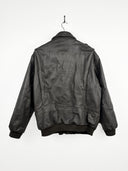 Bomber in pelle aviator pesante (25g88) - XL