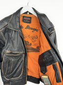 Bomb Boogie bomber in pelle 90s raro (25g89) - L