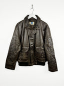 Bomber marrone in pelle (25g90) - XL