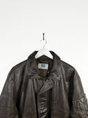 Bomber marrone in pelle (25g90) - XL