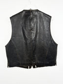 Gilet marrone Bomb Boogie in pelle (25gt22) -L