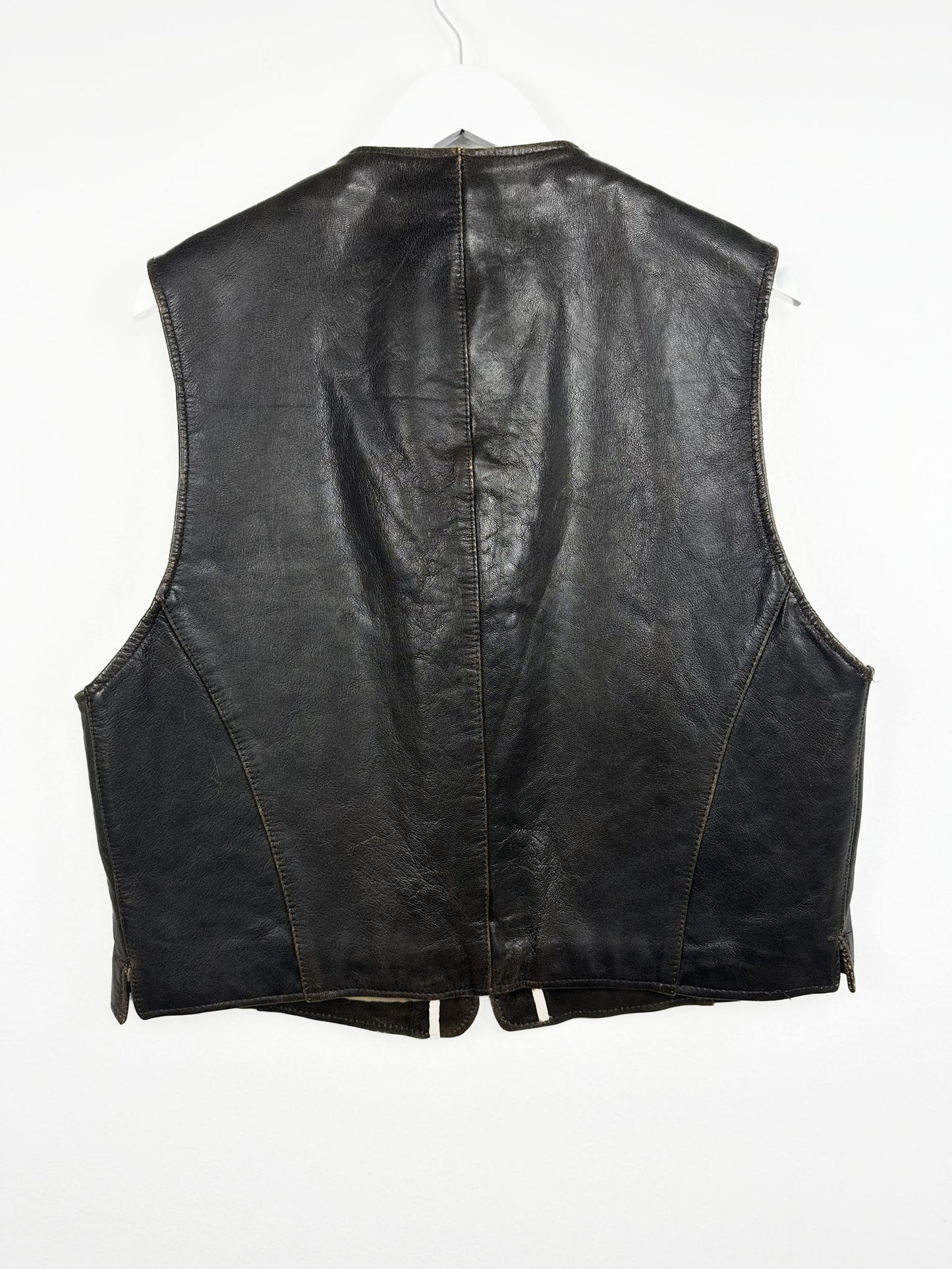 Gilet marrone Bomboogie in pelle (25gt22) -L