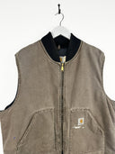 Gilet Carhartt grigio Made in USA (25gt23) - XXL