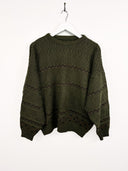 Maglione verde in lana 90s (25m101) - S