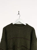 Maglione verde in lana 90s (25m101) - S