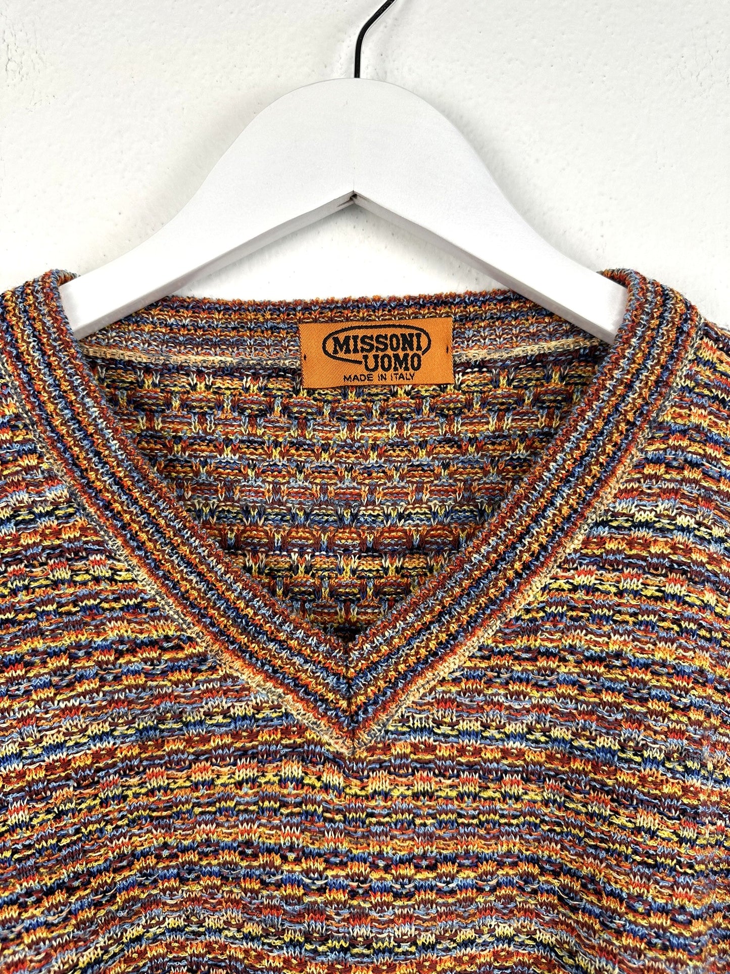 Maglione Missoni in cotone rosso (25m107) - XL