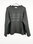 Maglione Valentino in lana grigio 90s (25m113) - L