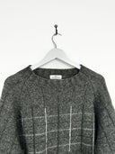Maglione Valentino in lana grigio 90s (25m113) - L