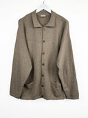 Maglione cardigan Lacoste beige 80s (25m114) - XXL