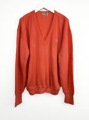 Maglione Lacoste arancio 80s (25m121) - XL