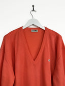 Maglione Lacoste arancio 80s (25m121) - XL