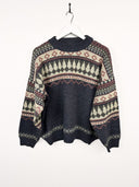 Maglione grigio beige 90s - L