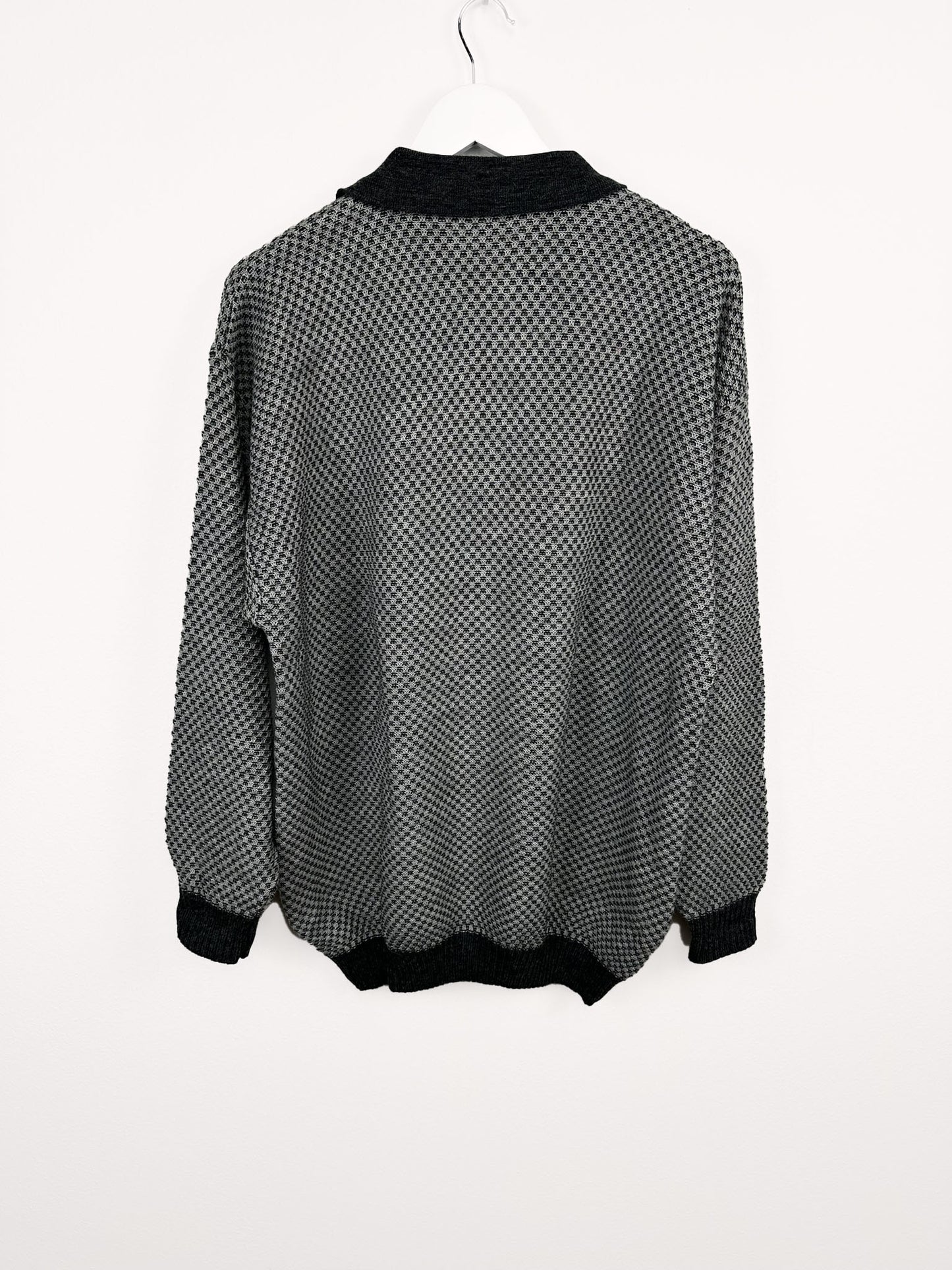 Maglione in maglia grigio (25m49) - XL