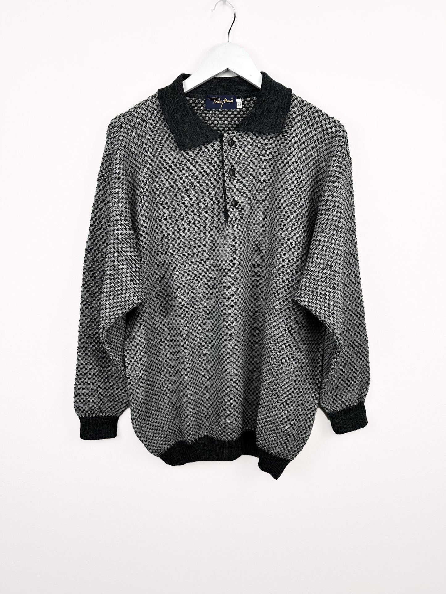 Maglione in maglia grigio (25m49) - XL