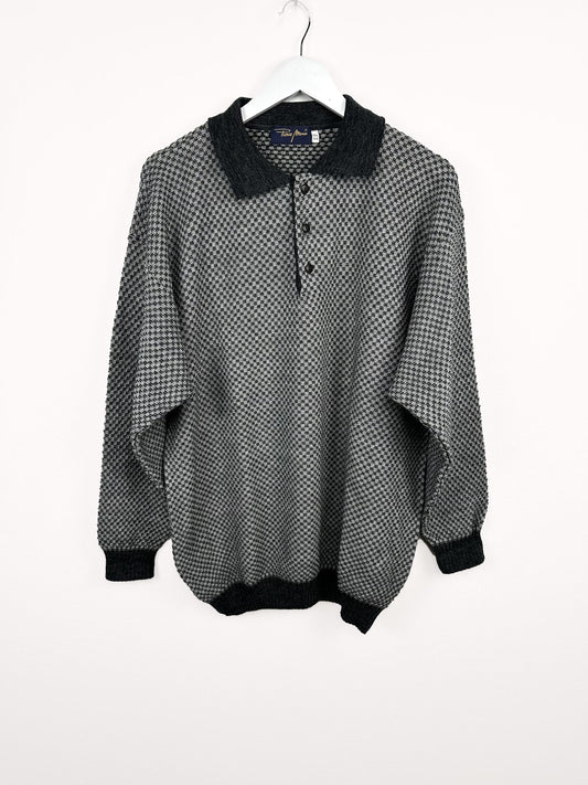 Maglione in maglia grigio (25m49) - XL