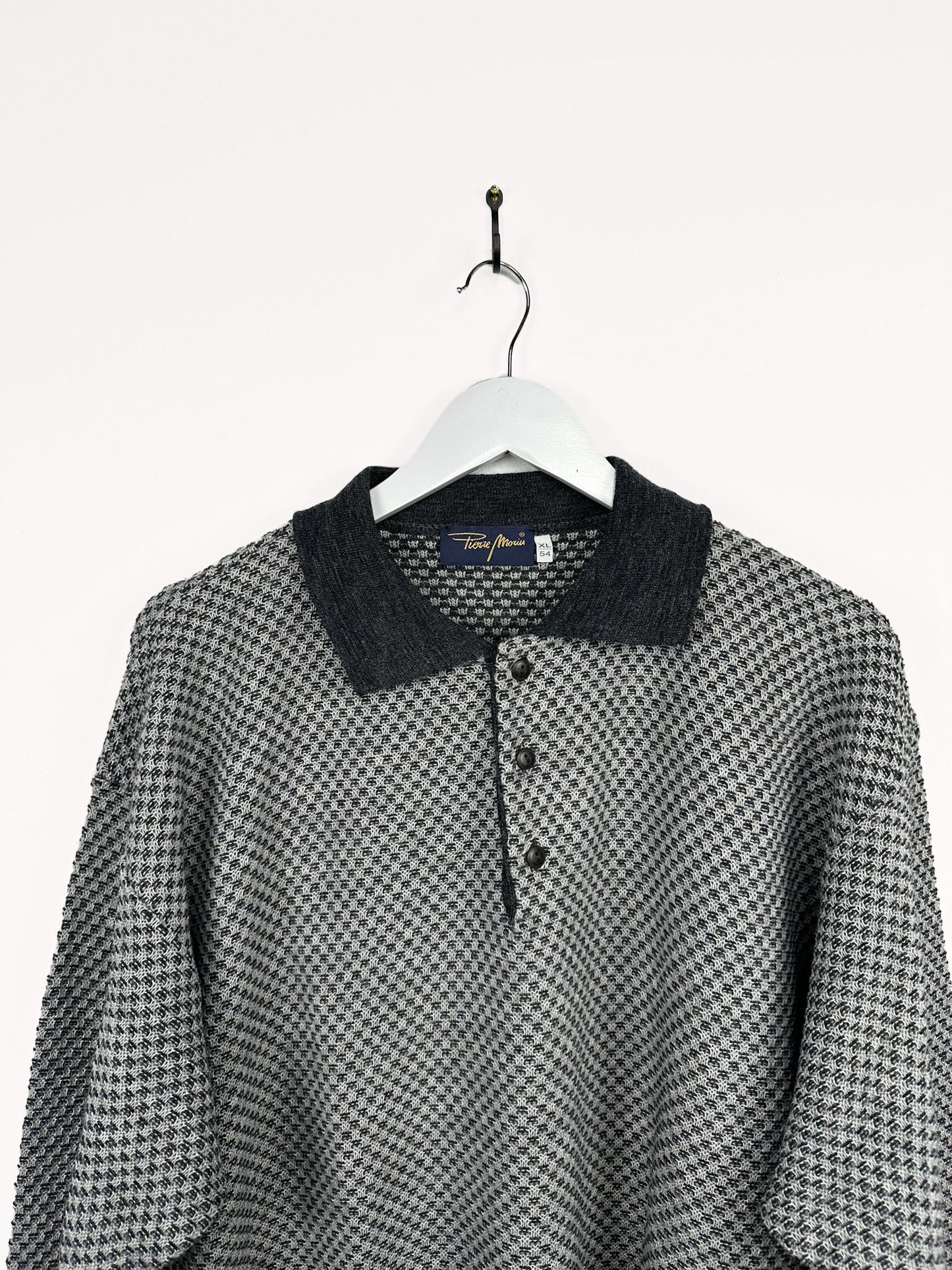 Maglione in maglia grigio (25m49) - XL
