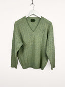 Maglione verde in lana 90s (25m52) - M