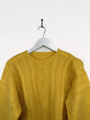 Maglione giallo in lana 90s (25m56) - M