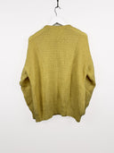 Maglione giallo con bottoni (25m57) - XL