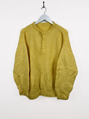 Maglione giallo con bottoni (25m57) - XL