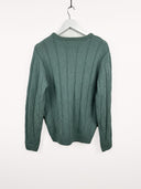 Maglione verde acqua girocollo (25m58) - L