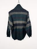 Dolcevita blu grigio a righe (25m69) - XL
