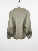 Maglione in lana beige 90s (25m71) - L