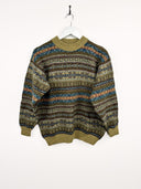 Maglione verde in lana 90s (25m72) - S