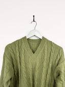 Maglione in lana scollo V 90s (25m73) - S