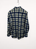 Camicia in pile blu a quadri (25m76) - XL