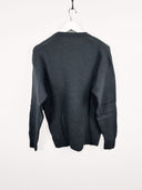 Maglione girocollo grigio in lana (25m85) - M