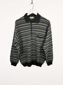 Maglione verde beige 90s (25m92) - M