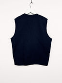 Gilet in pile blu 90s (25m98) - M