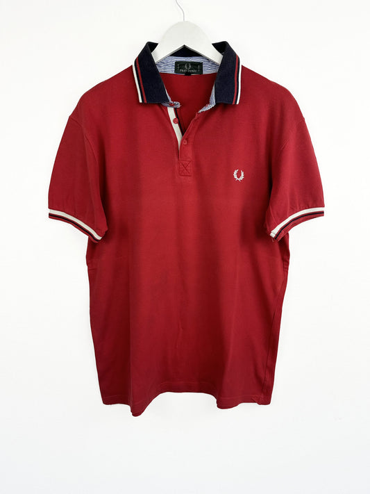 Polo Fred Perry rossa over (25p101) - XXXL