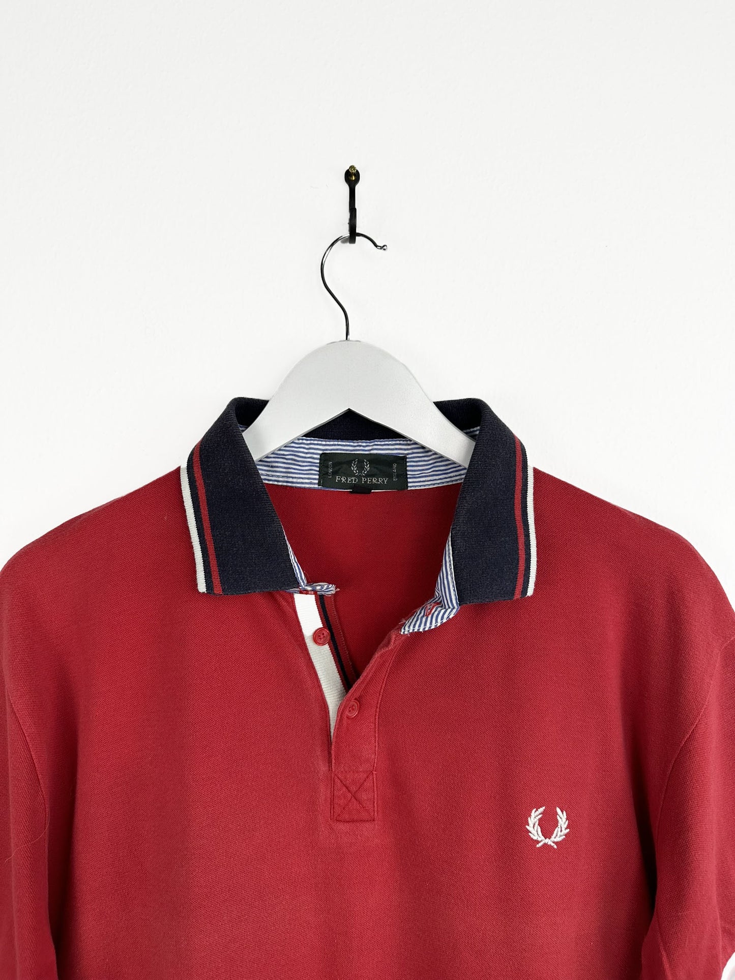 Polo Fred Perry rossa over (25p101) - XXXL