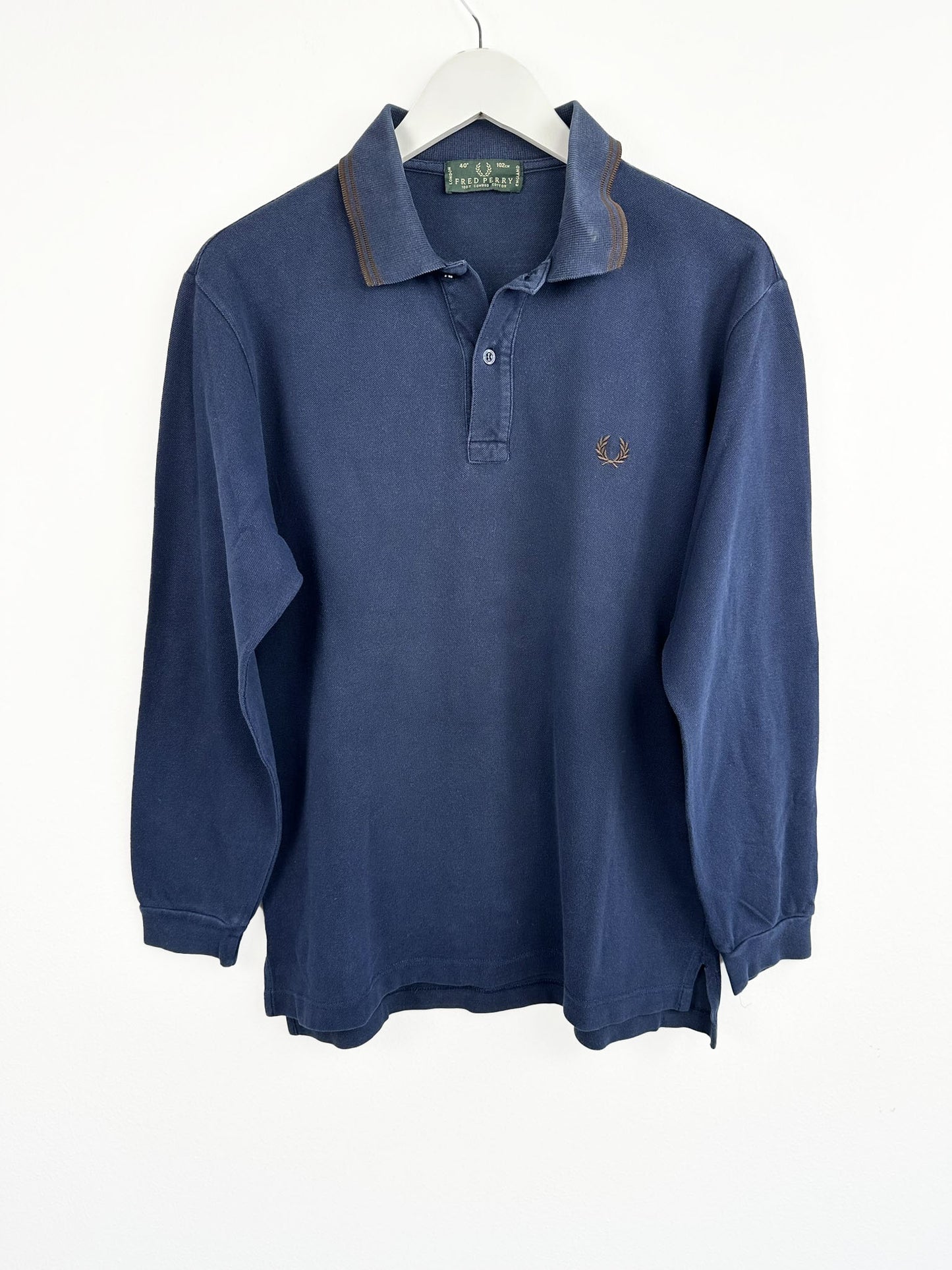 Polo Fred Perry blu (25p103) - M