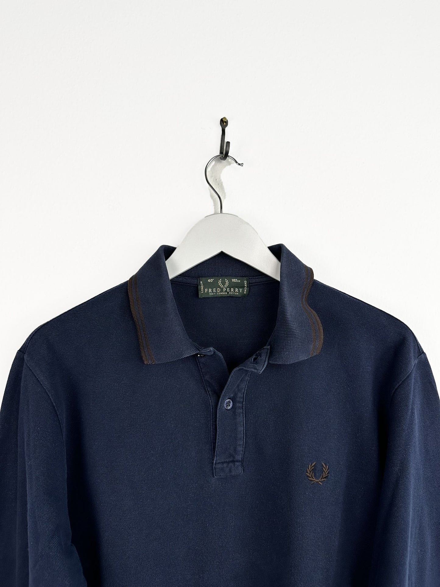 Polo Fred Perry blu (25p103) - M