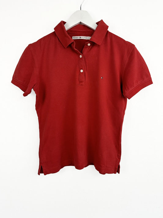 Polo Tommy Hilfiger rossa donna (25p109) - S