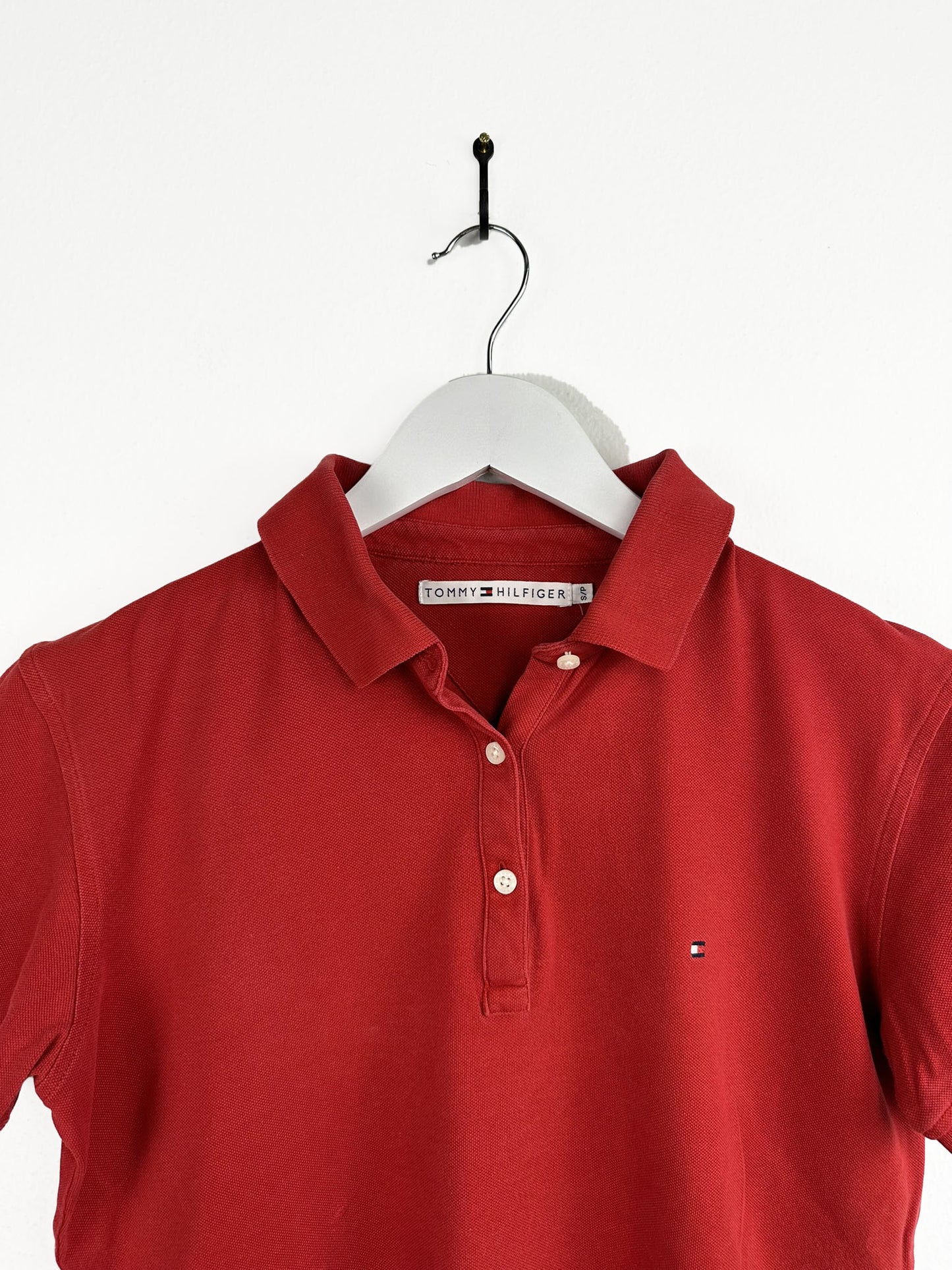 Polo Tommy Hilfiger rossa donna (25p109) - S