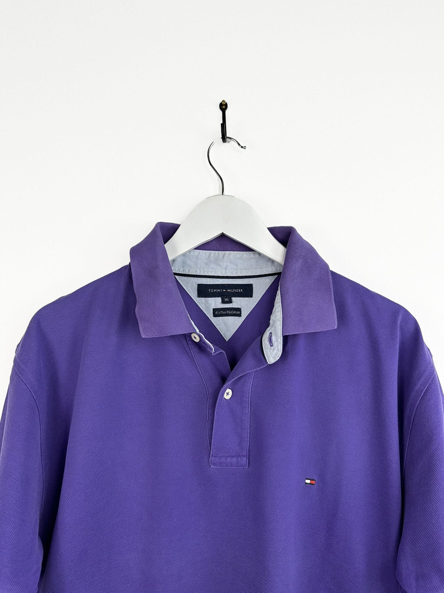 Polo Tommy Hilfiger viola 00s (25p113) - XL