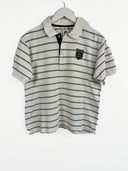 Polo Lacoste bianca a righe donna (25p116) - S