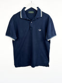 Polo Fred Perry blu (25p119) - M/L