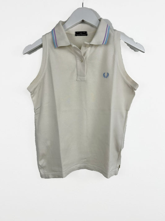 Polo Fred Perry bianca donna (25p122) - M