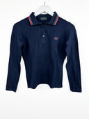 Polo Fred Perry blu donna (25p123) - M/S