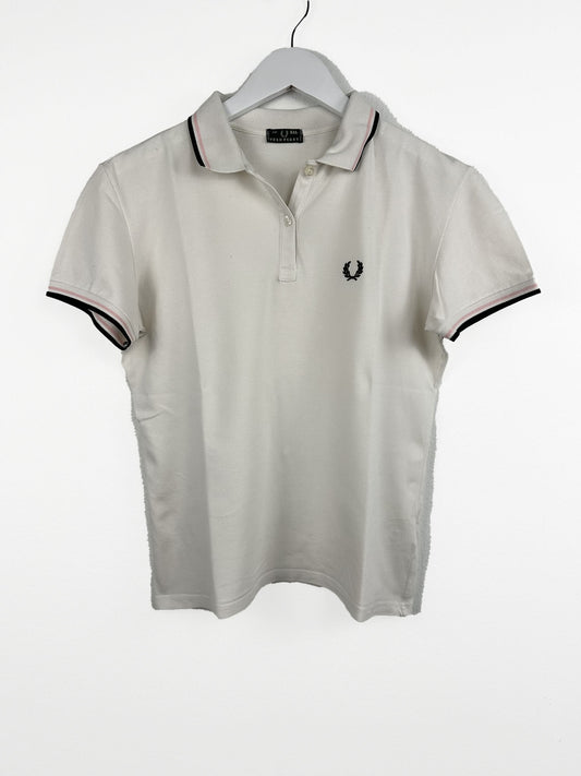 Polo Fred Perry bianca (25p125) - XS