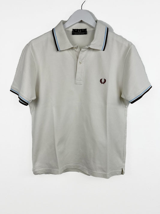 Polo Fred Perry bianca (25p126) - S