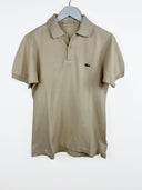 Polo Lacoste beige 80s (25p127) - M