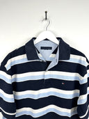 Polo Tommy Hilfiger blu righe 90s (25p13) -XXL