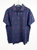 Polo Ralph Lauren blu ricamata (25p142) - XL